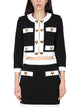 Moschino Heart Buttons Crepe Jacket