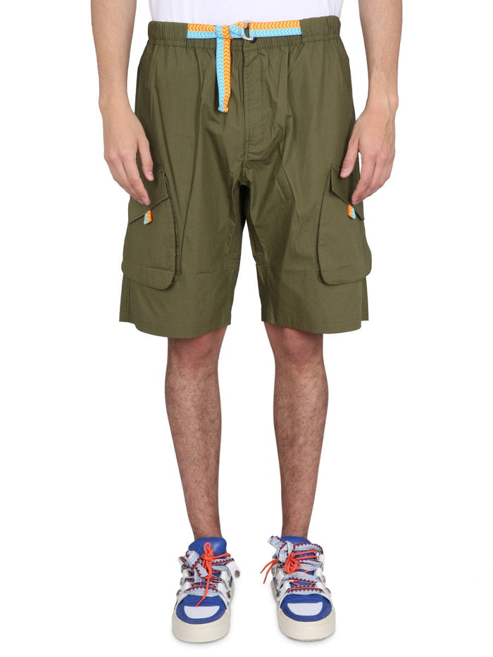 Marcelo Burlon County Of Milan Cargo Bermuda Cross