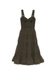 Zimmermann Pleated Draped Midi Dress