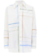 Bottega Veneta Embroidered Poplin Shirt