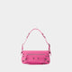 Balenciaga Fuchsia Leather Small Le Cagole Sling Shoulder Bag
