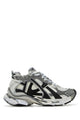 Balenciaga Nylon And Suede-Like Fabric Runner Sneakers