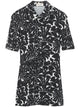 Saint Laurent Palm Jersey Shirt Dress