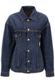 Balenciaga Dark Blue Denim Hourglass Jacket