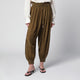 Zimmermann Olive Silk Habotai Harem Pants