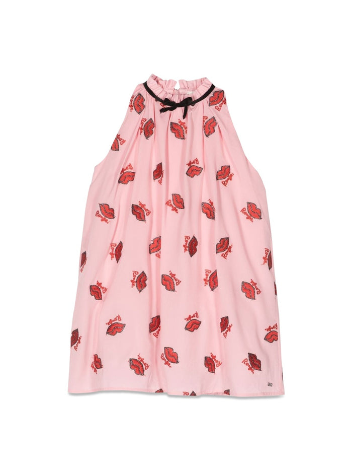 Sonia Rykiel Kisses Pinafore Dress