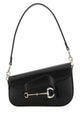 Gucci Black Leather Mini Gucci Horsebit 1955 Handbag