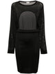 Saint Laurent Open-Back Knitted Dress