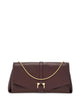 Ferragamo Oxblood Leather Shoulder Bag