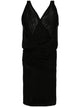Saint Laurent V-Necked Mini Dress