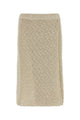 Bottega Veneta Sand Crochet Skirt