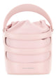 Alexander Mcqueen Pastel Pink Leather The Rise Bucket Bag