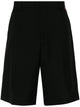 Gucci Black Leather Shorts