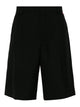 Gucci Black Polyester Wool Shorts