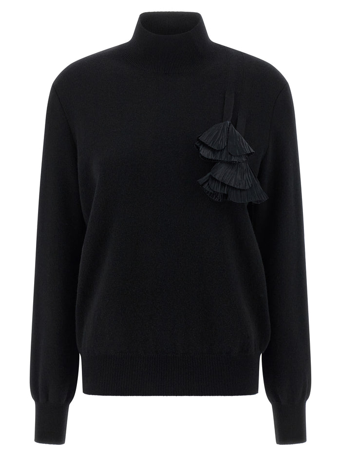 Ferragamo Floral Insert Sweater
