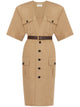 Saint Laurent Saharienne Dress