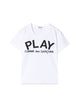Comme Des Garcons Play T-Shirt M/C Logo