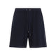 Ralph Lauren Purple Label Navy Blue Beach Athletic Cotton Bermuda