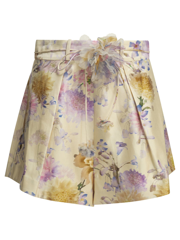 Zimmermann "Luna" Short With Laces