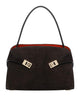 Ferragamo Brown Small Hug Shoulder Bag