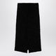 Balenciaga Black Tweed Midi Skirt