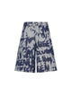 Alexander Mcqueen Denim Shorts Graffiti