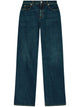 Alexander Mcqueen Indigo Wide-Leg Denim Jeans
