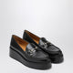 Gucci Black Loafer With Platform And Horsebitt
