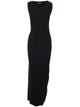Balenciaga Black Stretch Viscose Dress