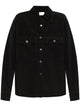 Saint Laurent Black Corduroy Cotton Overshirt
