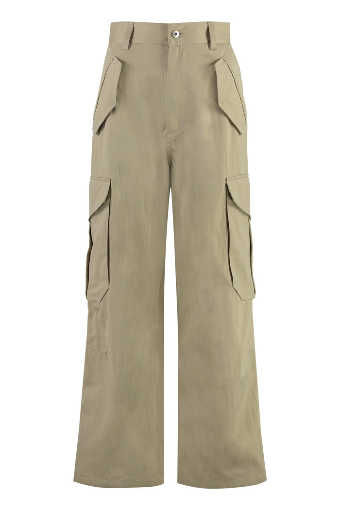 Bottega Veneta Cappuccino Cotton Blend Cargo Pant
