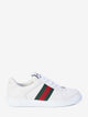 Gucci White Leather Screener Sneakers