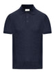 Saint Laurent Piqué Weave Polo Shirt