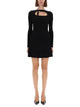 Versace Jeans Couture Baroque Buckle Dress