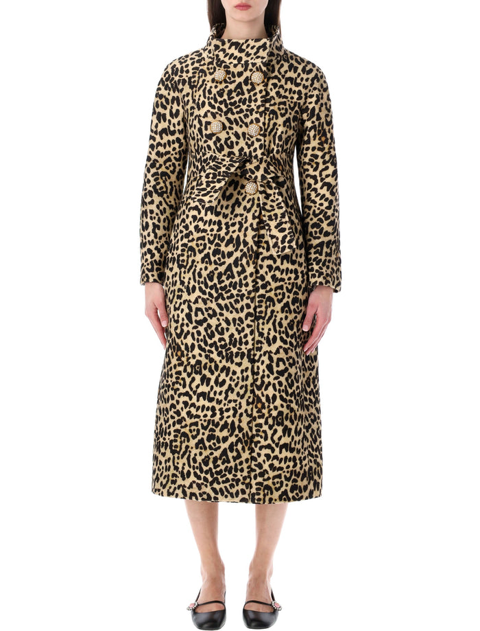Valentino Garavani Valentino Garavani Animalier Print Cloth Coat
