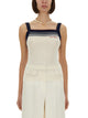 Valentino Garavani Ivory Wool Top