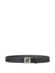 Fendi Ff Rev Black Leather Belt