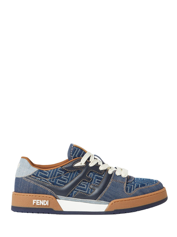 Fendi Denim Fendi Match Sneakers