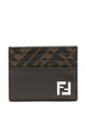 Fendi Men Brown Leather Wallet