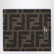Fendi Leather Wallet With Ff Jacquard Design