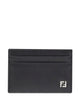 Fendi Ff Squared Leather Card Holder