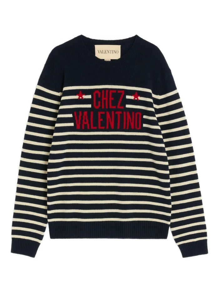 Valentino Sweater With Jacquard Pattern Chez