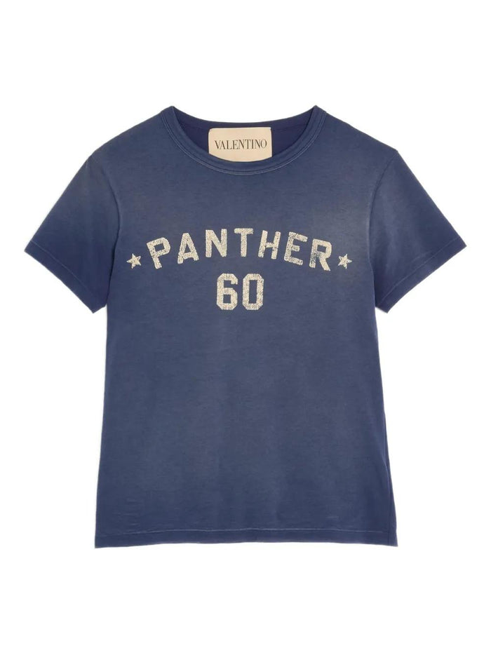 Valentino Garavani Blue Cotton T-Shirt