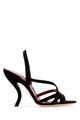 Valentino Garavani Fetishique Black Velvet Sandal
