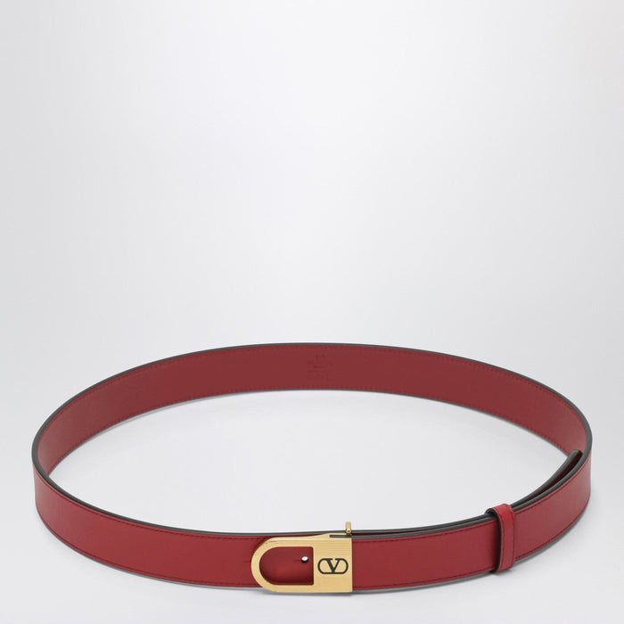 Valentino Garavani Volgo Signature Red Belt