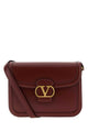 Valentino Garavani Burgundy Leather 9To5 Shoulder Bag