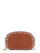 Valentino Garavani Brown Leather Rockstud Crossbody Bag