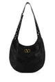 Valentino Garavani Black Leather Vlogo Signature Crossbody Bag