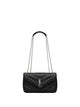 Saint Laurent Loulou Small Chain Bag In Matelassé Lambskin