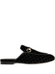 Gucci Black Princetown Velvet Mules